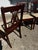 Mid-Century Modern Antique Harp Lyre Back Wooden Dining Chairs- Set of 4 For Sale - Image 3 of 14