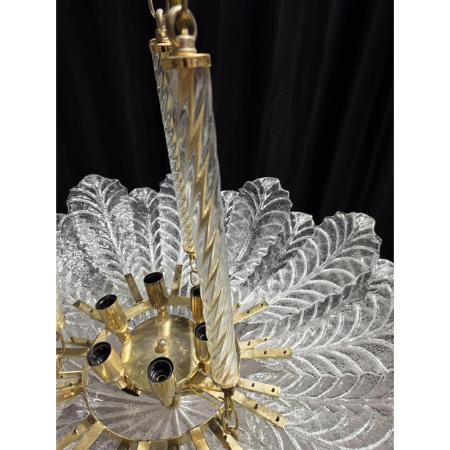 Glass Murano Hanging Light, 1980s For Sale - Image 7 of 14