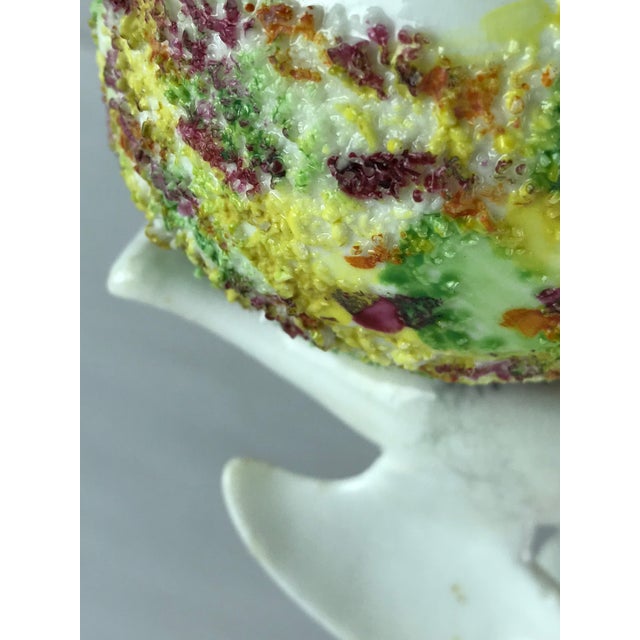 Green Staffordshire Swan Snake Ink Well For Sale - Image 8 of 13