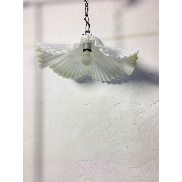 Large Italian Murano Glass Chandelier, 1980s For Sale - Image 4 of 9