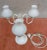 Vintage Chandelier & Table Lamp, 1970s, Set of 2 For Sale - Image 9 of 18