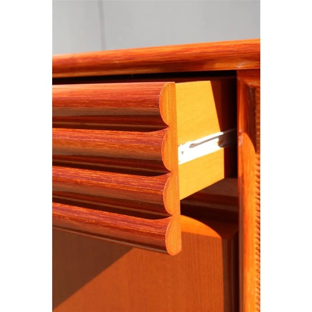 Bamboo & Wood Sideboard from Roberti Rattan, Italy, 1970s For Sale - Image 11 of 16