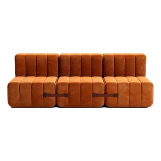 Modular Sofa with Sleeping Function in Barcelona Fabric by by Ambivalenz, Set of 6 For Sale