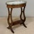 Auburn Antique French Neoclassical Oval End Table With Carrara Marble For Sale - Image 8 of 17