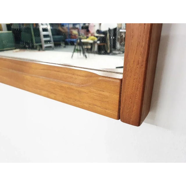 Teak Mirror by Aksel Kjersgaard, Denmark, 1960s For Sale - Image 9 of 11