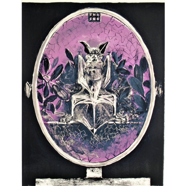 1960s Graham Sutherland, "Chauve-Souris in a Looking-Glass against a Window", 1968 For Sale - Image 5 of 5