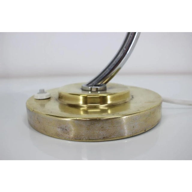 Metal Mid-Century Metal Table Lamp, 1950s For Sale - Image 7 of 12