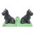 Vintage Scottie Dog Cast Iron Bookends For Sale