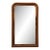19th Century French Louis Philippe Gilt Mirror With Rounded Top For Sale