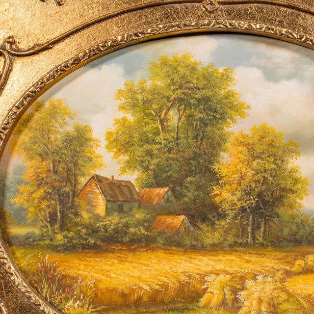 1950s Vintage Landscape Painting, English School, Art, Countryside Picture, Circa 1950 For Sale - Image 5 of 11