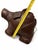 1950s Decorative Leather Pig by Dimitri Omersa, 1950s For Sale - Image 5 of 6
