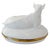 1980s 1980s French Blanc De Chine Porcelain Reclining Cow Limoges Box by Chamart For Sale - Image 5 of 8