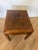 Mid-Century Modern Mid-Century Henredon Mahogany Canpaign Style Single Drawer Side Table With Brass Accents. For Sale - Image 3 of 6