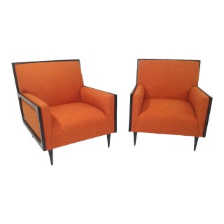 Modern Medellin Mid-Century Style Lounge Chairs - a Pair For Sale