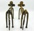 Pair Vintage West African Dogon Style Lost-Wax Brass Elephant Sculptures For Sale In Raleigh - Image 6 of 8