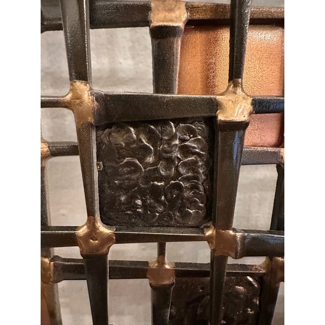 Brutalist Brutalist Style Ron Schmidt Nail Art Wall Sculpture For Sale - Image 3 of 6