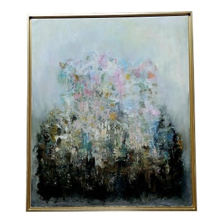 Abstract Expressionist Oil Painting, "Fragile Monsters #321" by Lynn Christian For Sale