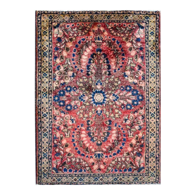 Traditional Early 20th Century Sarouk Rug For Sale