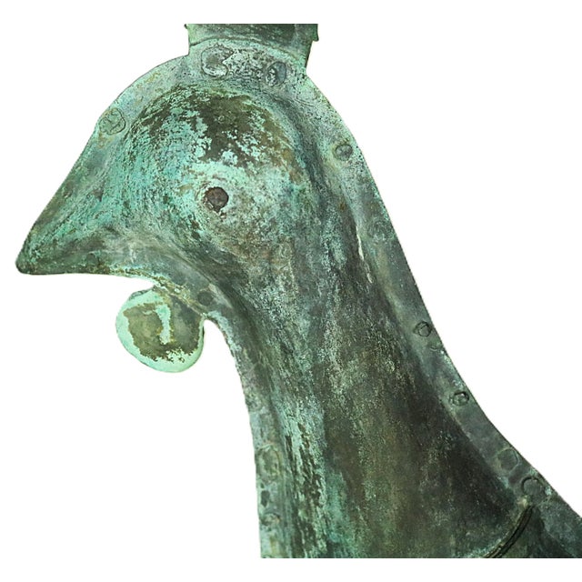 Mid 19th Century French Copper Folk Art Weather Vane For Sale - Image 6 of 8