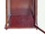 Vintage Square Brown Frame Glass Door Display Case Box For Sale - Image 12 of 13