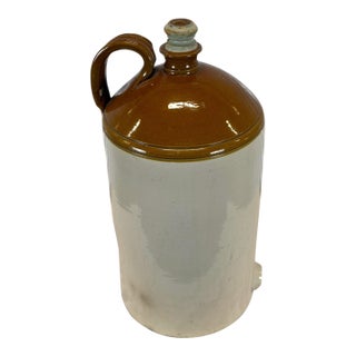 Antique English Stoneware Water Filter Vessel, Circa 1900 For Sale