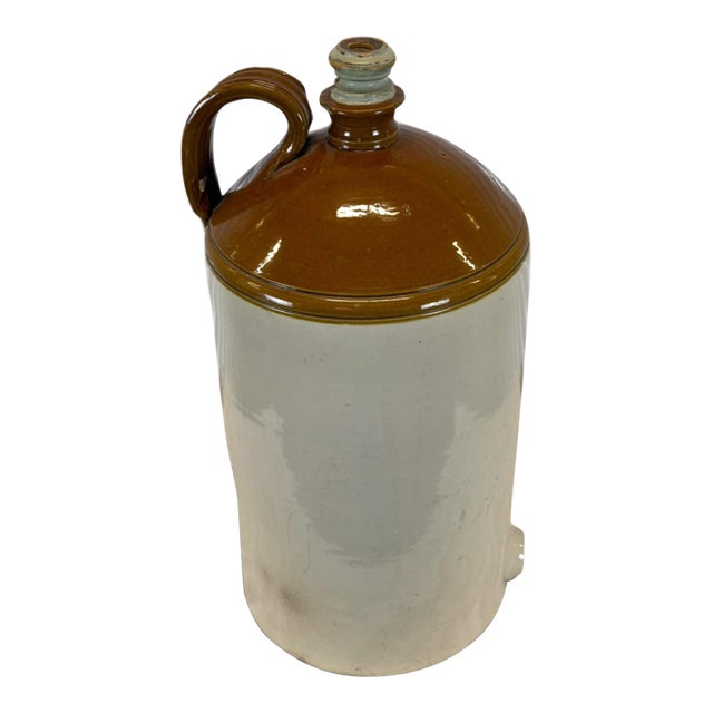 Antique English Stoneware Water Filter Vessel, Circa 1900 For Sale