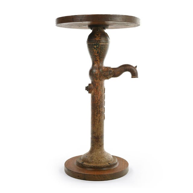 Water Fountain Converted into Sellette Table For Sale - Image 5 of 5