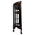 Antique English Bow-Front Mahogany Display Cabinet, 1800s For Sale - Image 6 of 11