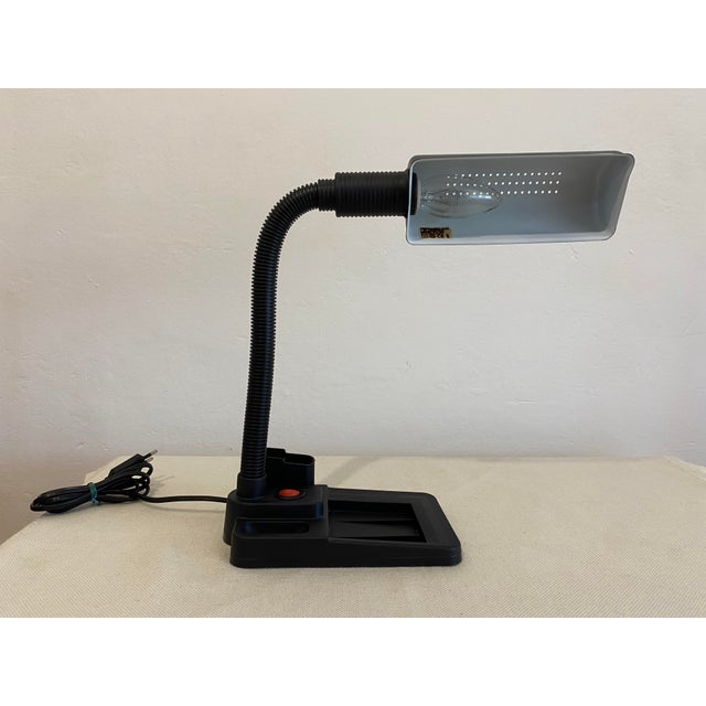 Metal Vintage Italian Gooseneck Desk Lamp by Veneta Lumi, 1980s For Sale - Image 7 of 15