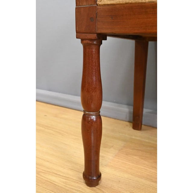 Landing Sofa in Mahogany For Sale - Image 10 of 18