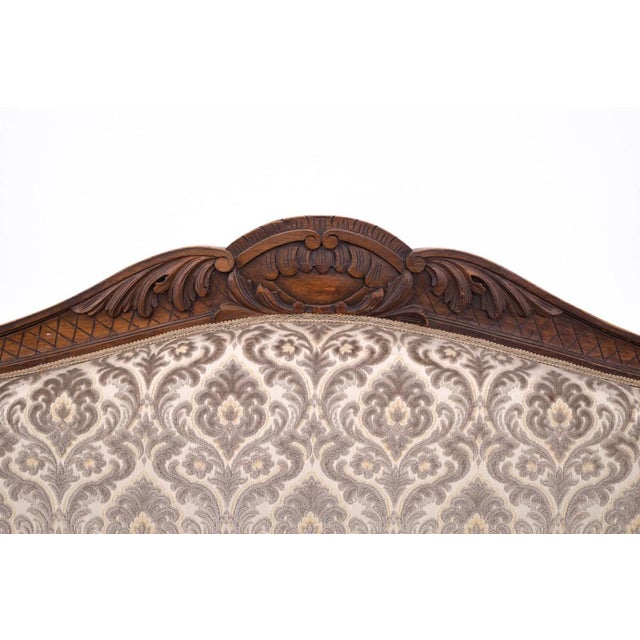 Wood Antique French Sofa, 1910 For Sale - Image 7 of 12