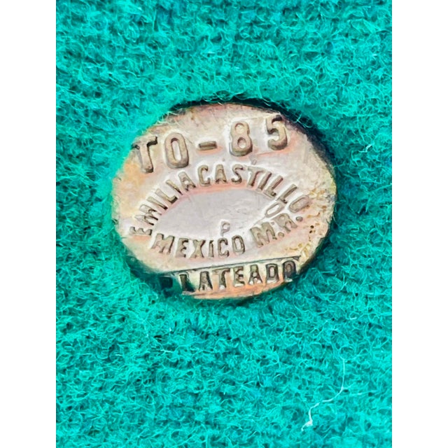 Rare Emilia Castillo Silver-Plated Malachite Jewelry Holder, Mexico, 1980s For Sale - Image 18 of 18