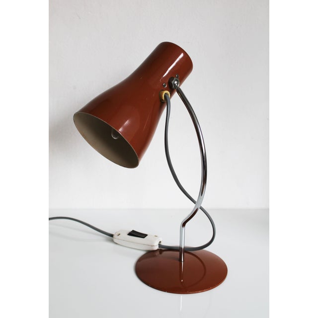 Josef Hurka Desk Lamp attributed to Josef Hurka for Napako, 1960s For Sale - Image 4 of 16