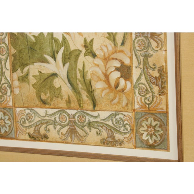 Early 21st Century Renaissance Style Floral Architectural Art Print by Elizabeth Jardine For Sale - Image 9 of 13