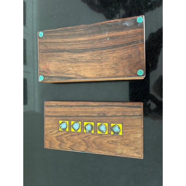 1960s Bodil Eje Danish Rosewood Jewelry Box/Humidor by Alfred Klitgaard For Sale - Image 4 of 5