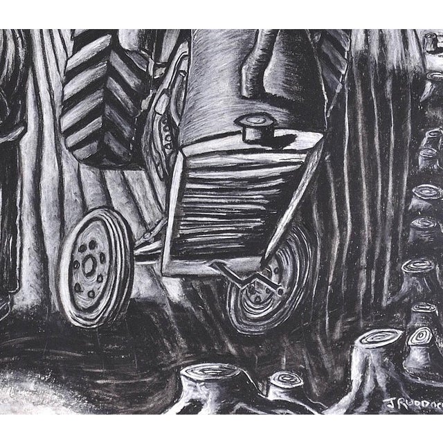 Julian Ruddock, Lost Hedgerows, Pastel Artwork, 1980s For Sale - Image 9 of 18