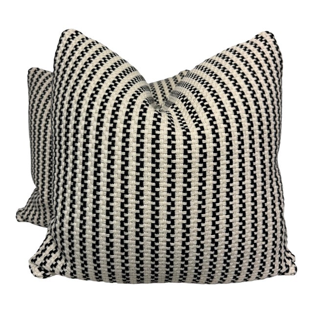 Dedar "Catinelle" in Color 001 22" PIllows-A Pair For Sale
