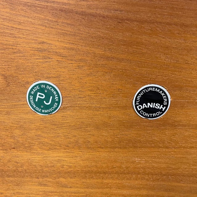 1960s Ole Wanscher for Poul Jeppesens Mobelfabrik Danish Teak Surfboard Coffee Table For Sale - Image 5 of 9