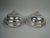 Pair of George III sterling silver covered vegetable dishes. Made by Paul Storr in London in 1805. Each: Tapering bowl...