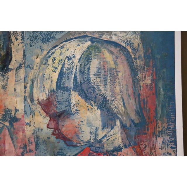 Gerda B. With (Germany, 1910–2002) “Little Drummers” Painting, 1957 For Sale - Image 4 of 18