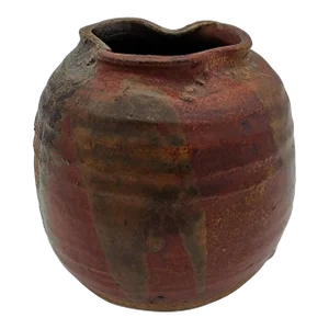 Vintage Studio Pottery Vase, Signed Mtb