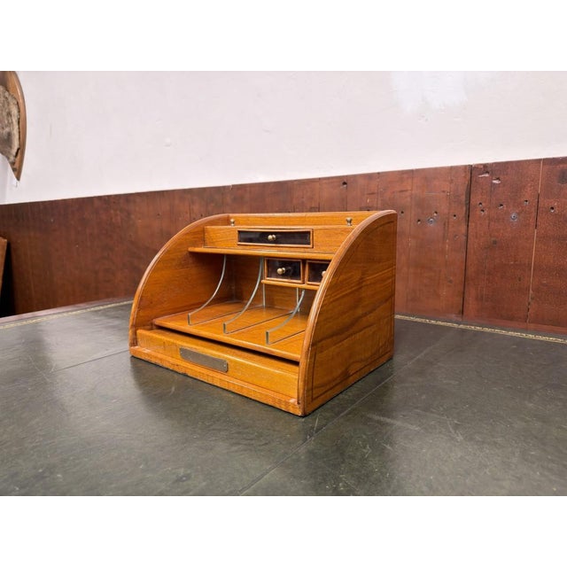 English Desk Organizer from Globe Wernicke For Sale - Image 3 of 15
