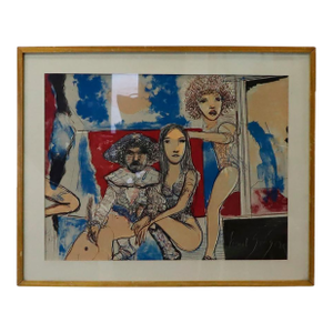 1960s Lithograph by Leonel Gongora.