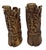 Large Pair of French Gilt Bronze Hoof & Acanthus Sabots, France, Circa 1900 For Sale - Image 4 of 12