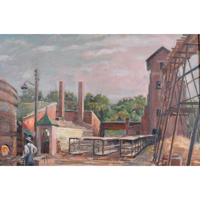 Mid 20th Century Impressionist John Thomason Painting For Sale - Image 6 of 7