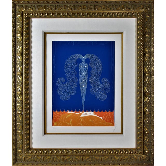 Late 20th Century Erté, Le Rideau de l'Hiver, 1980 For Sale - Image 5 of 5