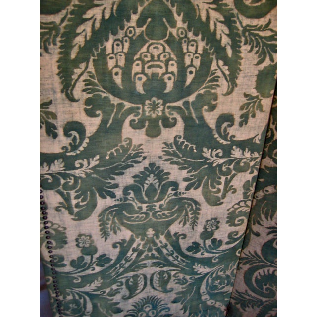 Textile Antique Fortuny Paravent Screen For Sale - Image 7 of 15