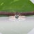 Green Alexandrite Ring With Earth-Mined Diamond Accents in Solid 14k Gold, Round 4.6mm, Size 6.75 For Sale - Image 8 of 12