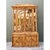 Chinoiserie Vintage Chinoiserie Pagoda Rattan China Cabinet For Sale - Image 3 of 12