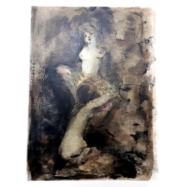 Leonor Fini - Pleasure - Original Lithograph 1964 For Sale - Image 6 of 6